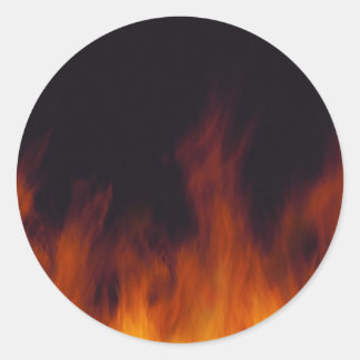 STICKER ROND INCENDIE