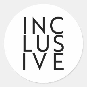 Sticker Rond Inclusif pour les trans