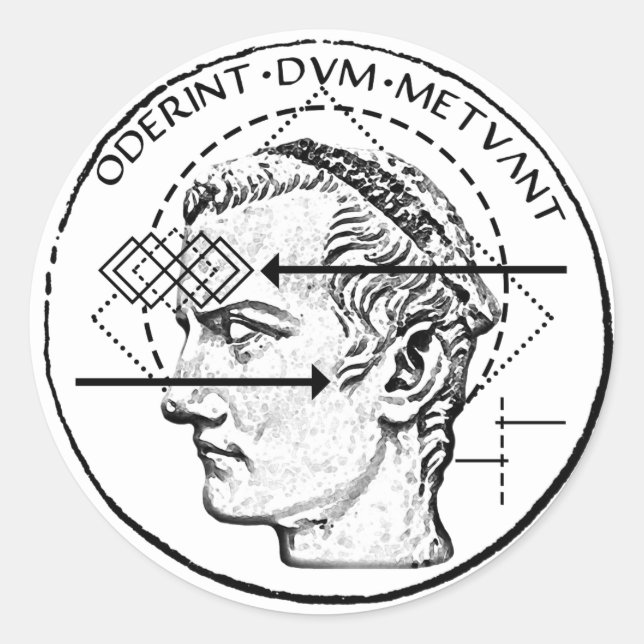 Sticker Rond Inconscient collectif - Dominus Incitatus (Devant)