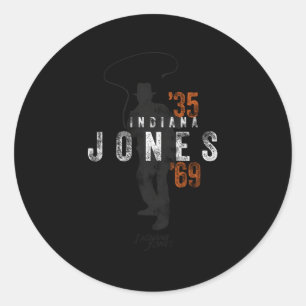 Sticker Rond Indiana Jones Et Le Cadeau Du Destiné C'Est Le Mil