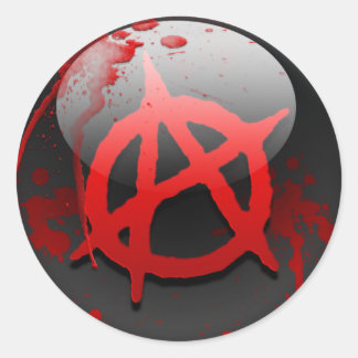 Sticker Rond Indicateur anarchique