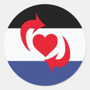 Sticker Rond Indicateur de la chaîne de commutation