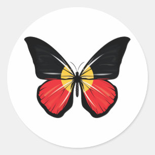 Sticker Rond Indicateur de papillon d'origine