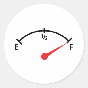 Sticker Rond indicateur du réservoir plein