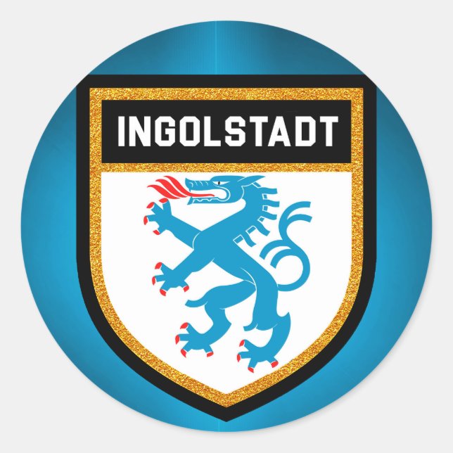 Sticker Rond Indicateur Ingolstadt (Devant)