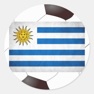 Sticker Rond Indicateur national Uruguay