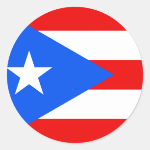 Sticker Rond Indicateur Porto Rico