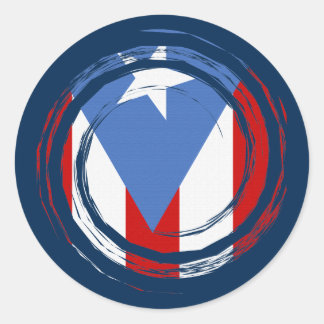 Sticker Rond Indicateur Porto Rico