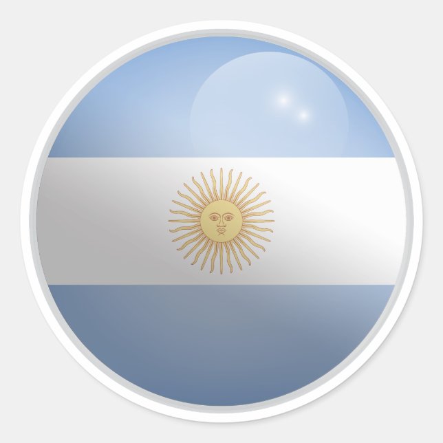 Sticker Rond Indicateur rond argentin (Devant)