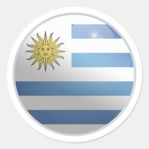 Sticker Rond Indicateur rond Uruguay