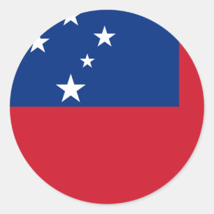 Sticker Rond Indicateur Samoa