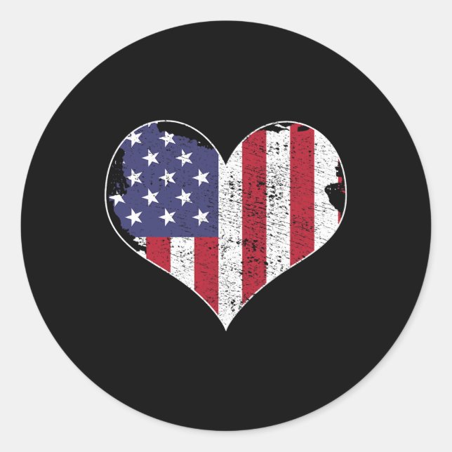 Sticker Rond Indicateur Usa (Devant)