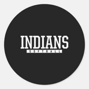 Sticker Rond Indiens de Ldwin Hs de softball