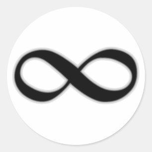 Sticker Rond Infini