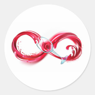 Sticker Rond Infinity