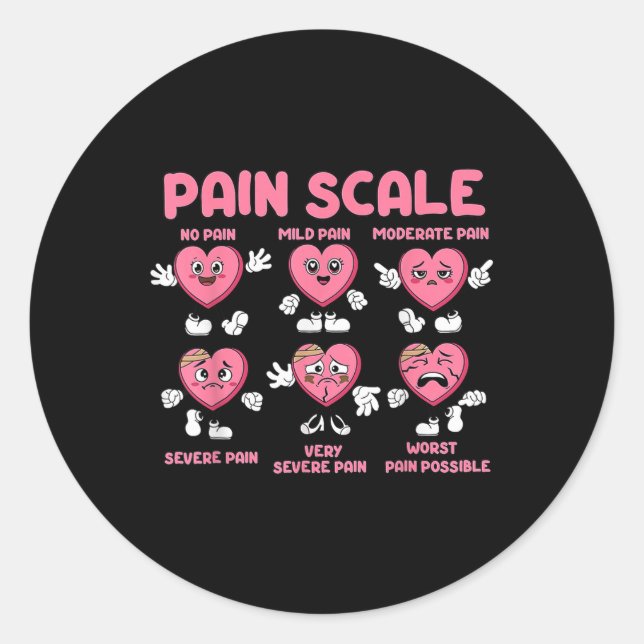 Sticker Rond Infirmière (Devant)