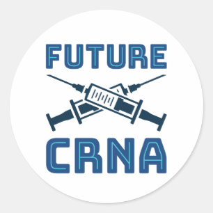 Sticker Rond Infirmière de la CRNA