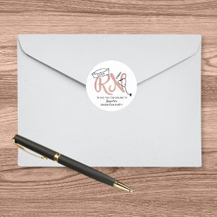 Sticker Rond infirmière de la RN fête de remise des diplômes me