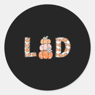 Sticker Rond Infirmière en salle d'accouchement et de travail f