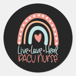 Sticker Rond Infirmière Pacu Rn Infirmière Infirmière Infirmièr