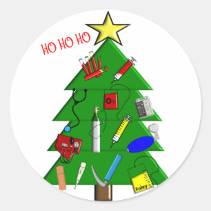 Sticker Rond Infirmière/personnel Médicale Cartes et cadeaux de