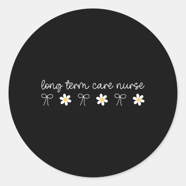 Sticker Rond Infirmière SNF (Devant)