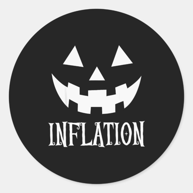 Sticker Rond Inflation Halloween Costume Costume Couples Matchi (Devant)