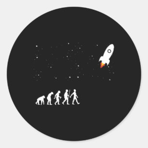 Sticker Rond Ingénieur Aérospatial Pour Ingénieur Aéronautique