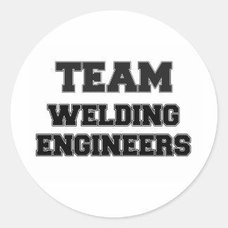 Sticker Rond Ingénieurs de soudure d'équipe