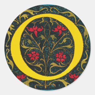 STICKER ROND INITIAL O, 1520.