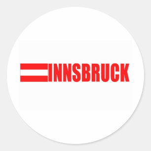 Sticker Rond Innsbruck, Autriche