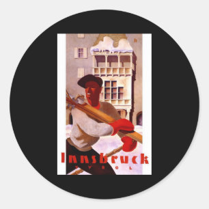 Sticker Rond Innsbruck Tyrol Autriche