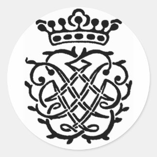 Sticker Rond Insigne Bach