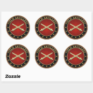 Sticker Rond Insigne de la Direction de l'artillerie de campagn