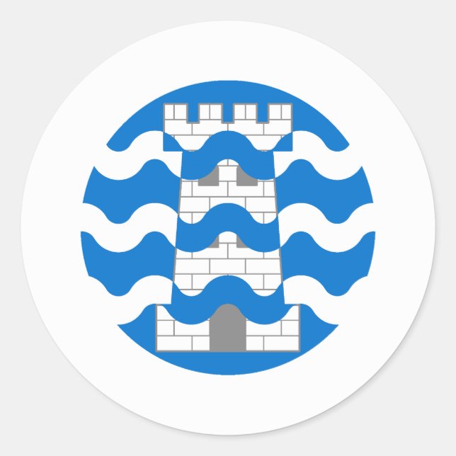 Sticker Rond Insigne de la population du canton de Bard's Keep (Devant)