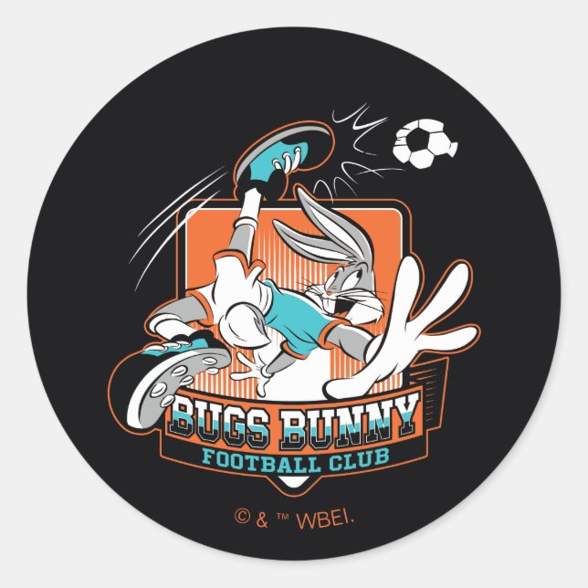 Sticker Rond Insigne du club de football BUGS BUNNY™ (Devant)