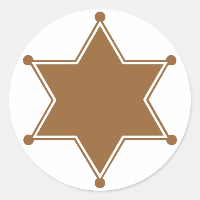 Sticker Rond Insigne du maréchal (Devant)