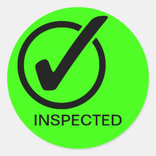 STICKER ROND INSPECTÉ