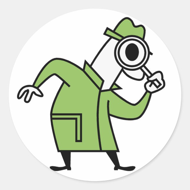 Sticker Rond Inspecteur (Devant)