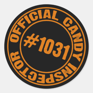 Sticker Rond Inspecteur de bonbons