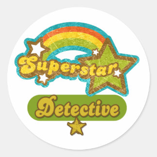 Sticker Rond Inspecteur Superstar
