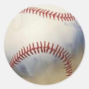 Sticker Rond Inspiration baseball