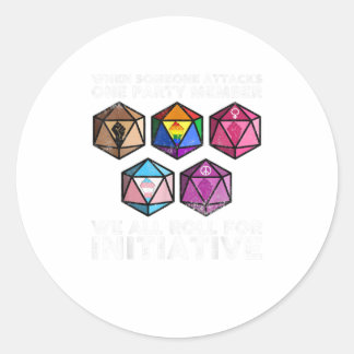 Sticker Rond Inspirationnel Nous Avons Tous Roulé Pour Initiati