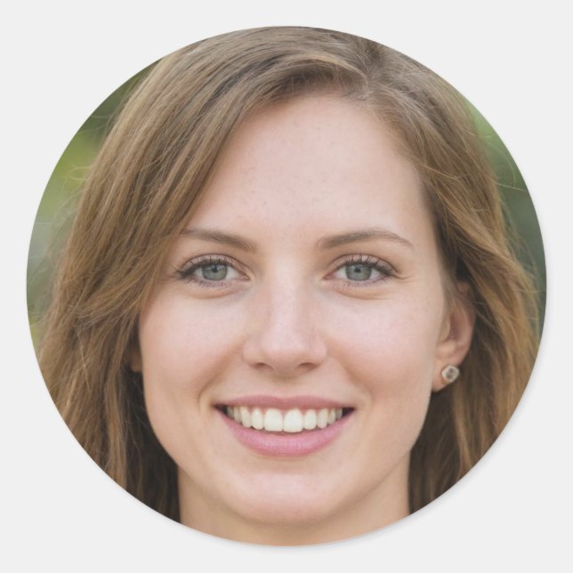 Sticker Rond Inspirer la modification (Devant)