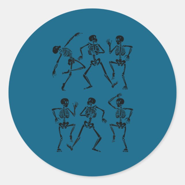 Sticker Rond Insrational Dry Bones Rattling Christian Motivatio (Devant)