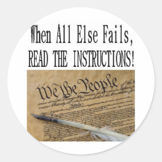 STICKER ROND INSTRUCTIONS PLAIN