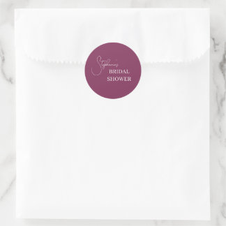 Sticker Rond Invitation à la fête de mariage | Thé de cuisine