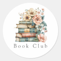 Invitation Floral Book Club