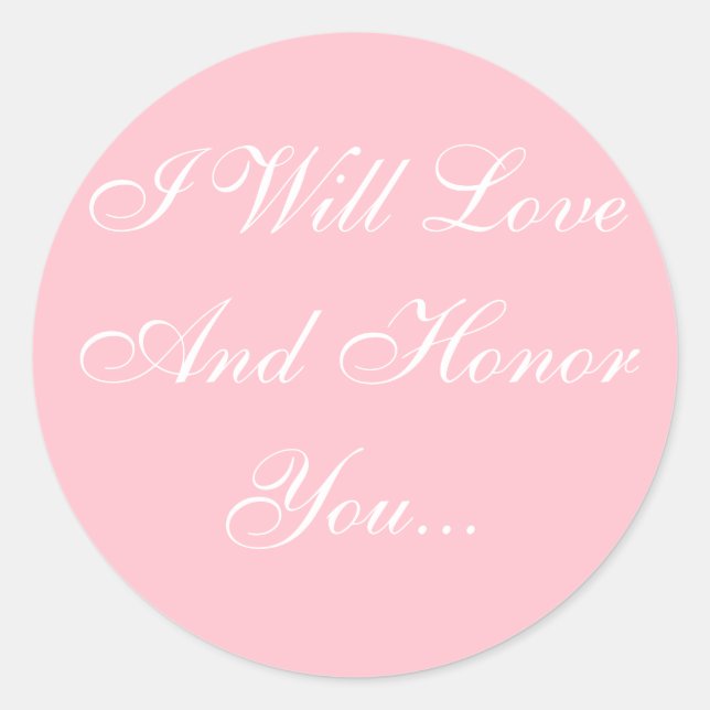Sticker Rond Invitations personnalisés Bubble Gum rose (Devant)