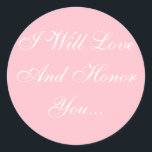 Sticker Rond Invitations personnalisés Bubble Gum rose<br><div class="desc">Stickers Personnalisés couleur bulle rose rose pour Mariage bulle rose et blanc - les planificateurs de l'industrie Mariage se demandent à plusieurs reprises : quels stickers de mariage feront une impression mémorable? Ces Stickers design et de faire votre propre Mariage Designer Bubble Gum rose et blanc Stickers sera une grande...</div>